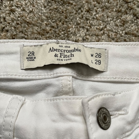 Abercrombie & Fitch Women's Jogging Size 26x29 White - Picture 2 of 8